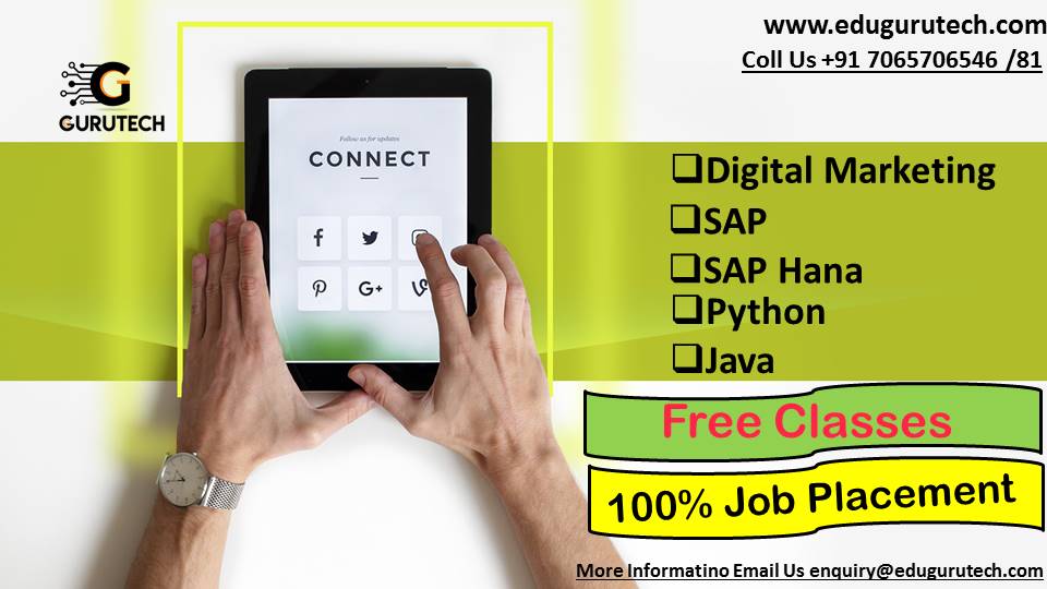gurutechnoida's tweet photo. Hurry Up - Free Classes for below courses
Digital Marketing
Java
Python
SAP and SAP Hana
More Information
enquiry@edugurutech.com
Contact Number 7065706546 / 81
#gurutech #Digital_marketing #seo #smo #java #python #sap #sap_hana
#noida_sector_2 https://t.co/GoCSJeQm0B