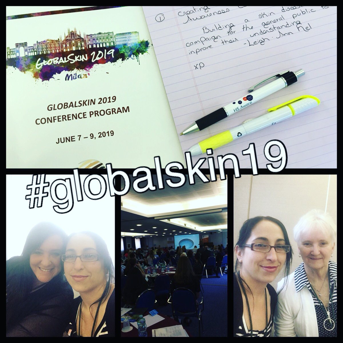 MarGoguen's tweet photo. Day 1 @IADPO #globalskin19 #globalskin #iamhsaware #hsaware #hsawarenessweek2019 https://t.co/6hZCKmlJsm