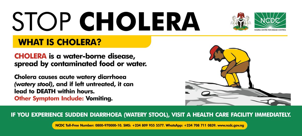 Ncdc Sur Twitter Frequent Infectious Disease Outbreaks Such As Cholera Can Only Be Prevented If Healthy Environmental Practices Are Initiated Enforced And Practiced By All Let Us Encourage A Habit Of