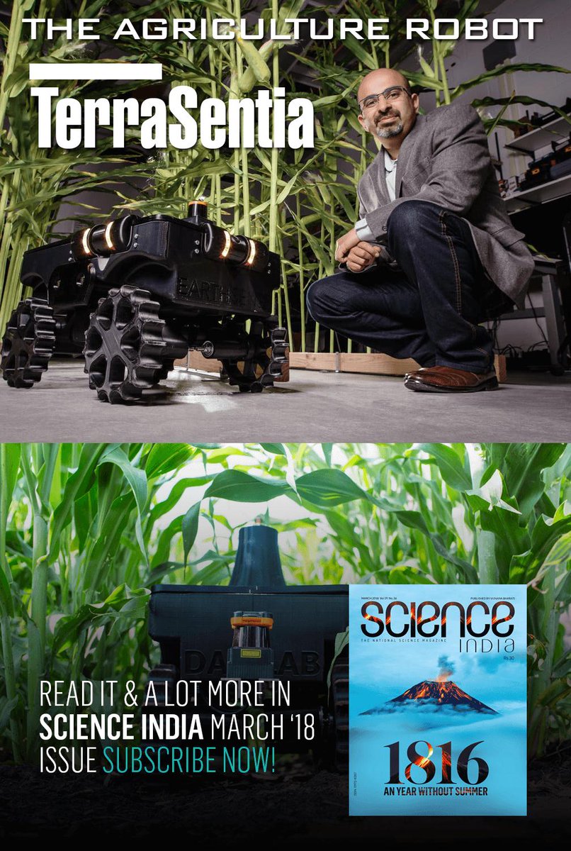 TerraSentia-The Agriculture Robot, Read Latest Science India to learn more about it !...