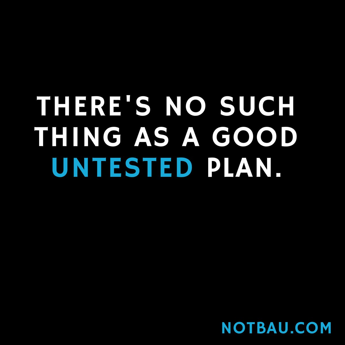 All contingency plans can be placed in two simple categories: 1) Effective or 2) Ineffective .... untested plans can at best breed a false sense of security, at worst are dangerous #crisismanagement #businesscontinuity #crisis #disaster #prepared
