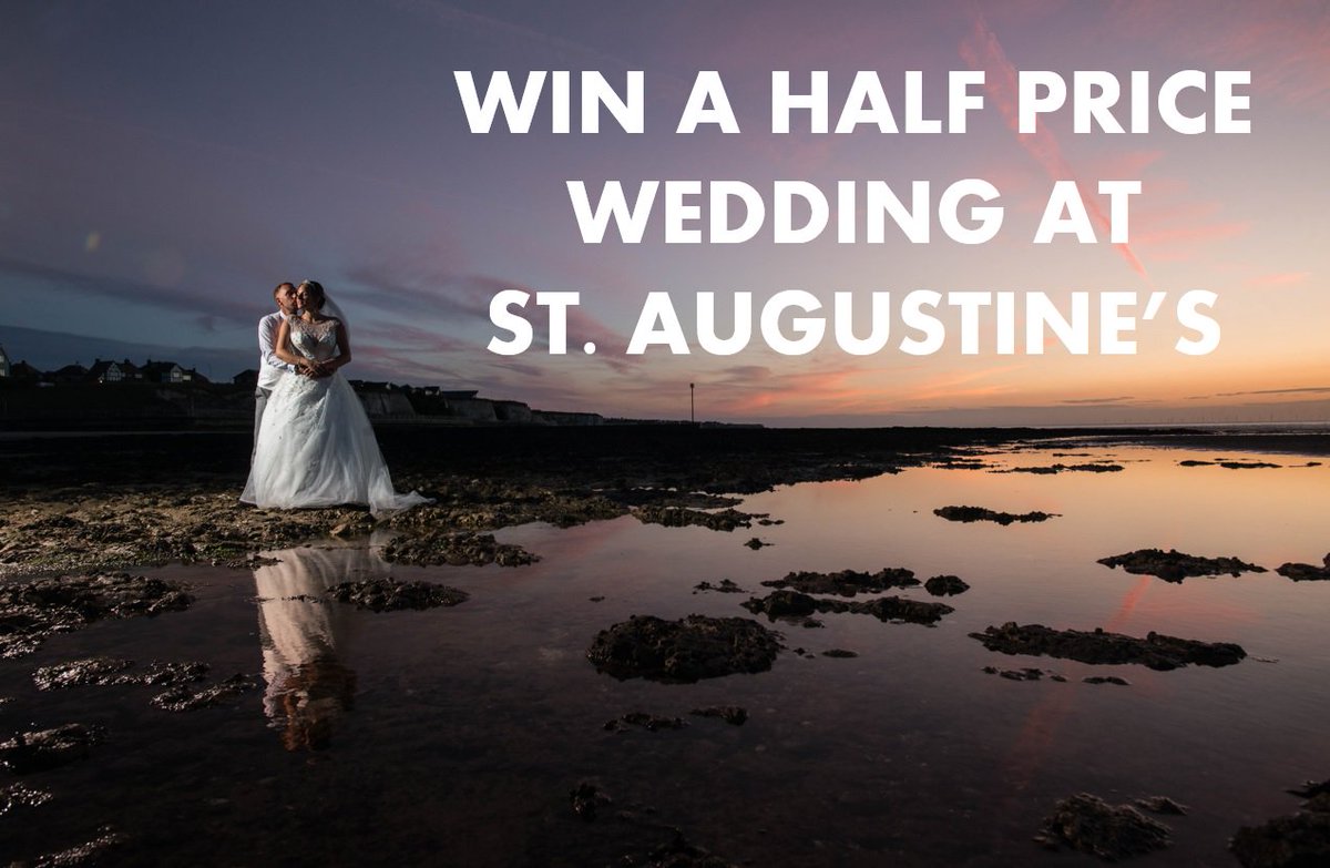 AugustinesSt's tweet image. WIN A HALF PRICE WEDDING AT ST. AUGUSTINE'S!
We are giving 2 lucky couples the opportunity to win a half price full wedding in November 2019! 
To be in for a chance to win this fantastic prize, all you must do is: 
Like &amp;amp; share our Facebook post! Like our page! Tag your partner!