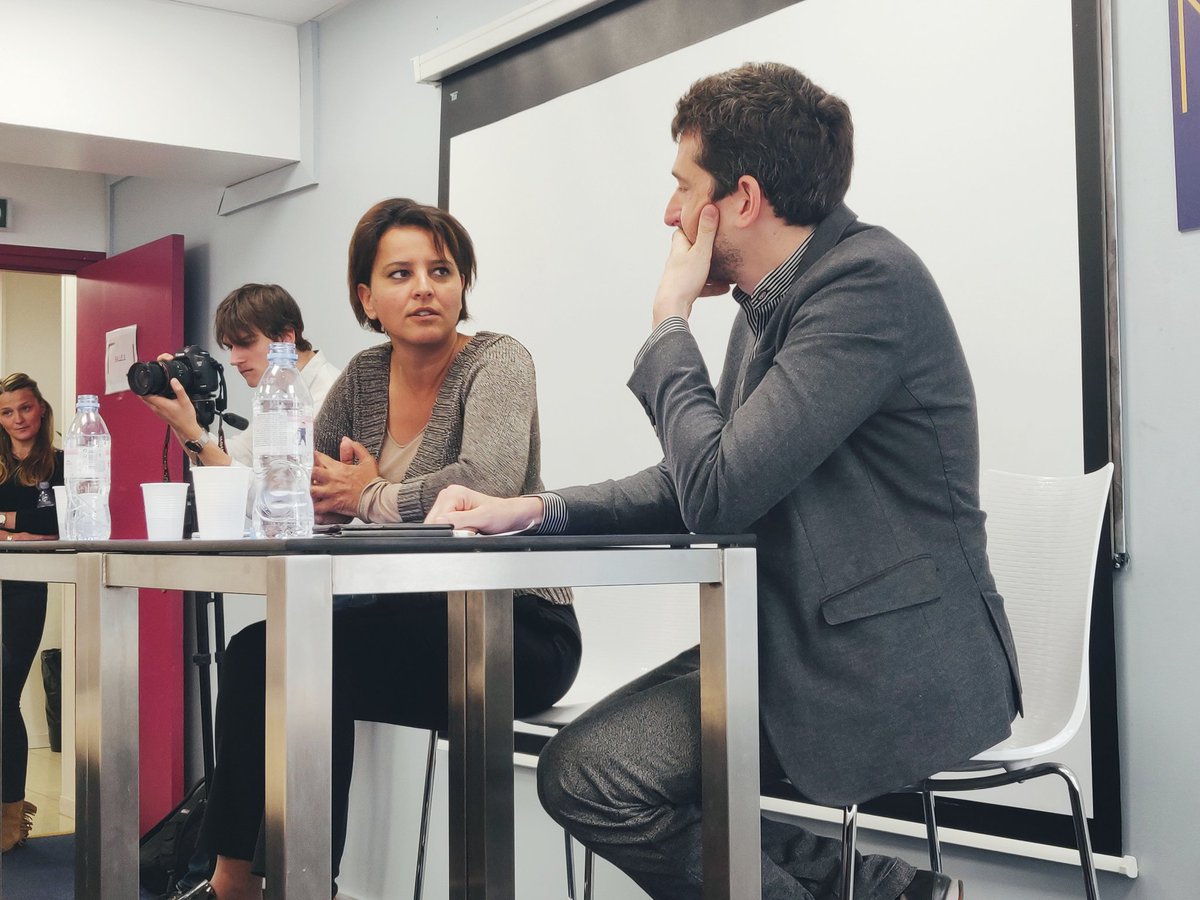 ECSParis's tweet photo. « On a perdu de vue à quel point les inégalités se sont multipliées dans notre société. On a le sentiment d’avoir perdu une bataille culturelle à ce sujet, et c’est l’un des effets du libéralisme et du néo-libéralisme. » @najatvb #LiveECS https://t.co/2UdD9K1Wtp