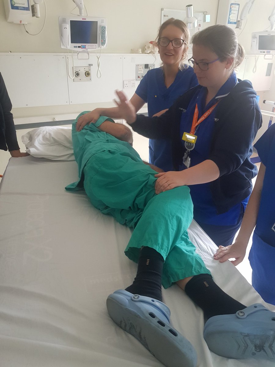 Kimberl20005534's tweet photo. Manual handling training day. Incorporating safe practice with all members of the team. How impressed does Dr Levitt look 😂 @deb_brown1 @NUHCriticalCare @CritCareMatron @CS_NUH https://t.co/4E92mscZh1