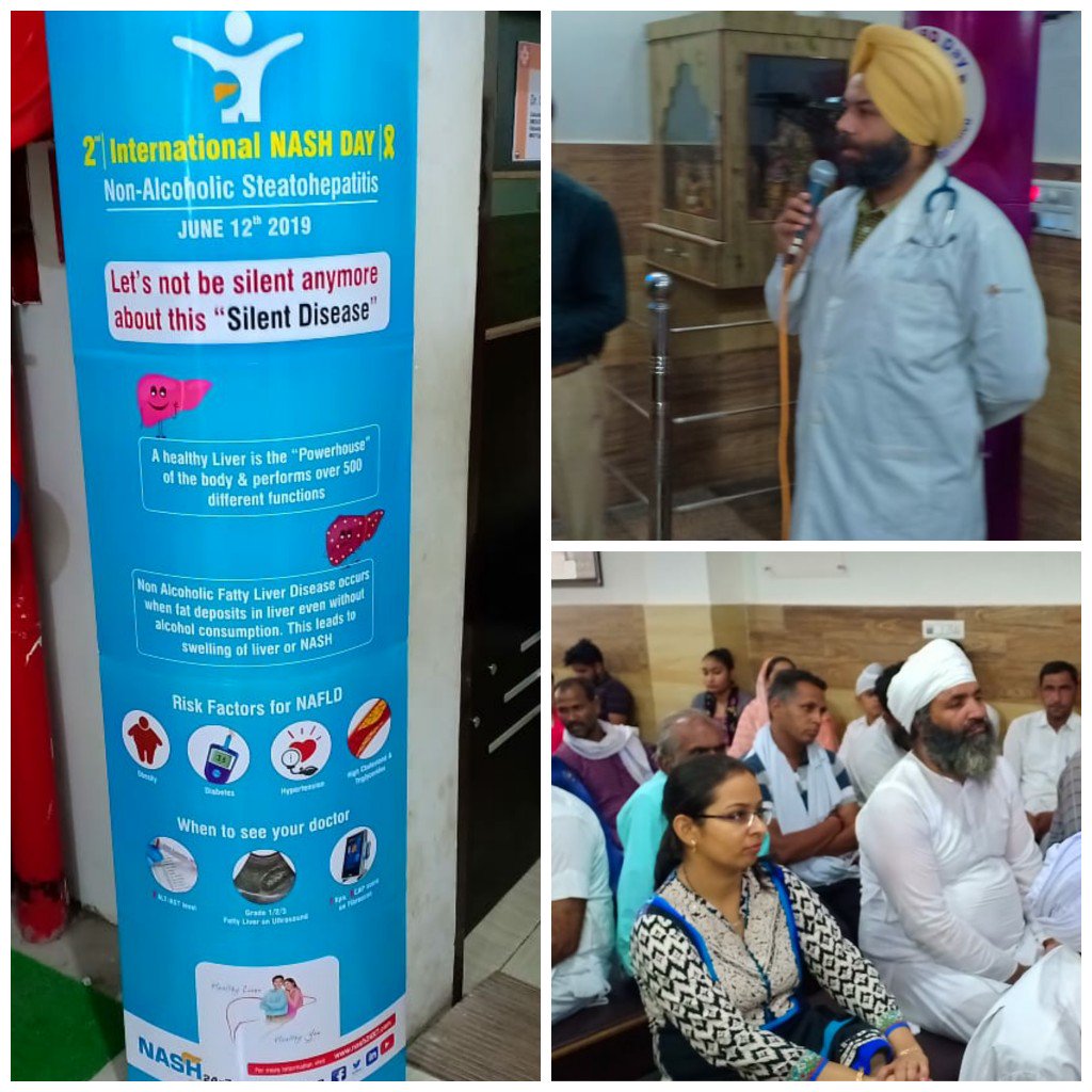 nash24x7's tweet photo. June 12 is #InternationalNASHDay ! With NASH being asymptomatic most of the patients are unaware of the condition. Here are a few glimpses from the patient awareness programs by our team
#NASHday #NASHawareness #NAFLD @intNASHday @GlobalLiver https://t.co/ks3vr8Y1tU