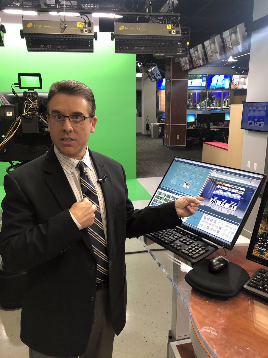 BGibbsABC11's tweet photo. What?!? Rain for the weekend? @StewartABC11 says blame him! #ABC11 #notawashout #butstill Hang out with us on this Friday morning! https://t.co/AlaBgn0jwi