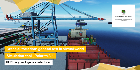 IMG_ST's tweet photo. #Digitalisation & the use of #AI are also changing workflows & processes in freight transport and #logistics. With its #simulation tool #PolarithAI, a #startup based in #SaxonyAnhalt is offering practical solutions for industrial partners @polarith 👉 https://t.co/N15xhxRcMs https://t.co/mPFk7JASAO