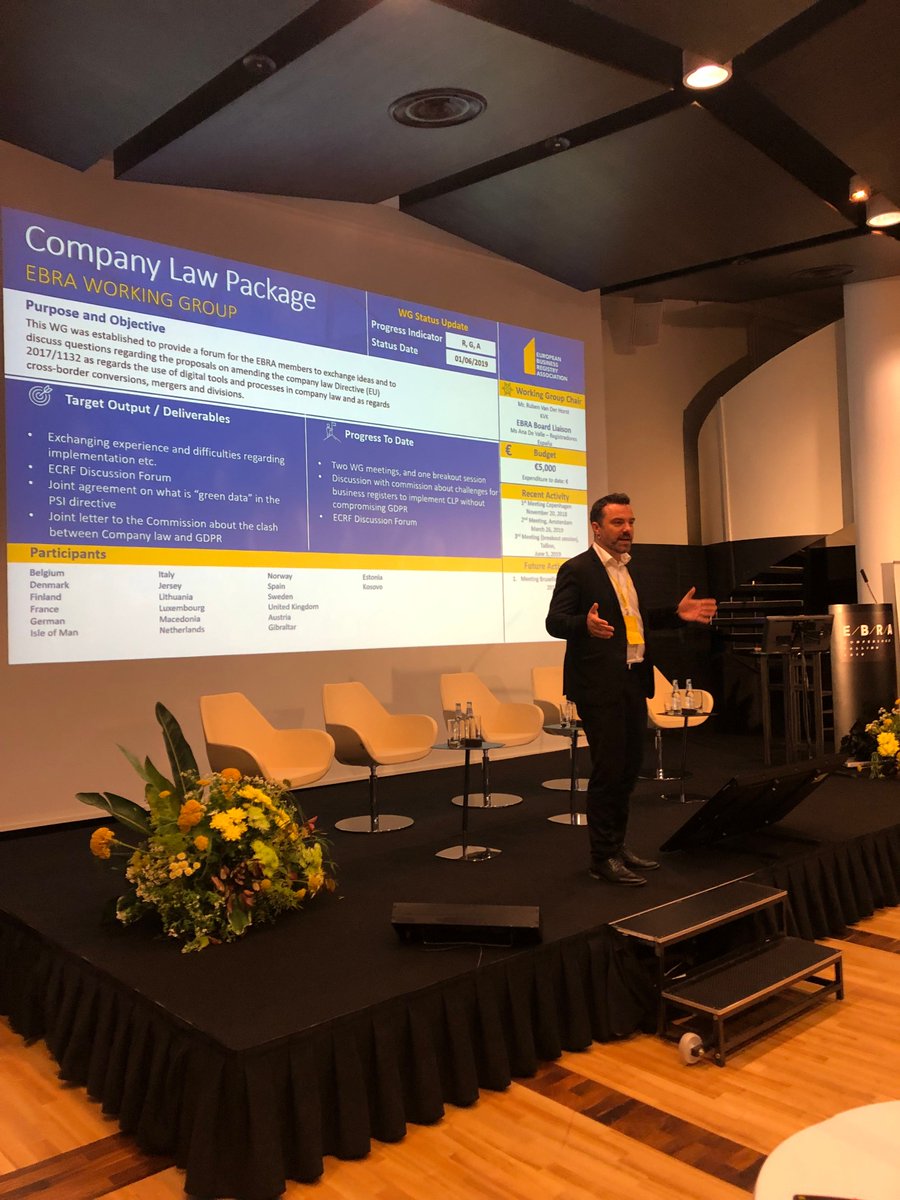 Introduction to EBRA Company Law Working Group by Mr. Mr. Søren Corfixsen Whitt
#EBRATallinn