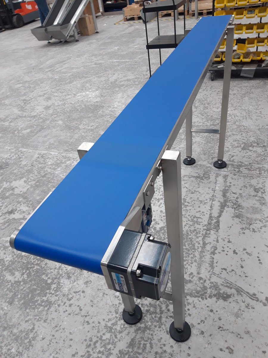 Just ready for despatch a COB-40-ST. Will be used in the packing of sandwiches and so is manufactured in Stainless Steel for easy cleaning. #FoodProduction #mfg #MadeInUk