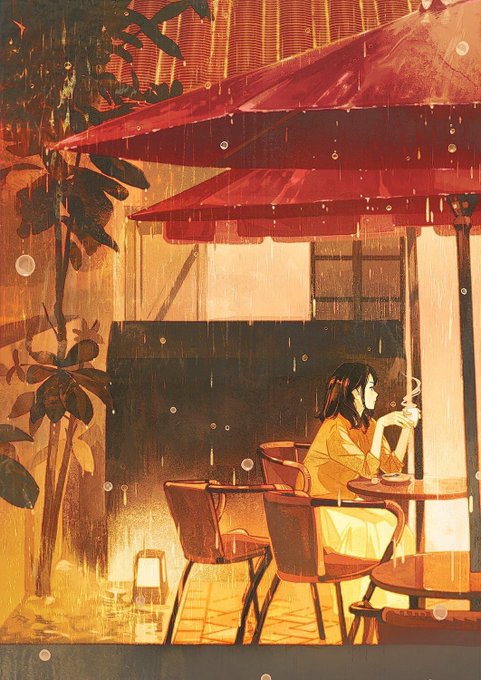 「黒髪 雨」のTwitter画像/イラスト(古い順)