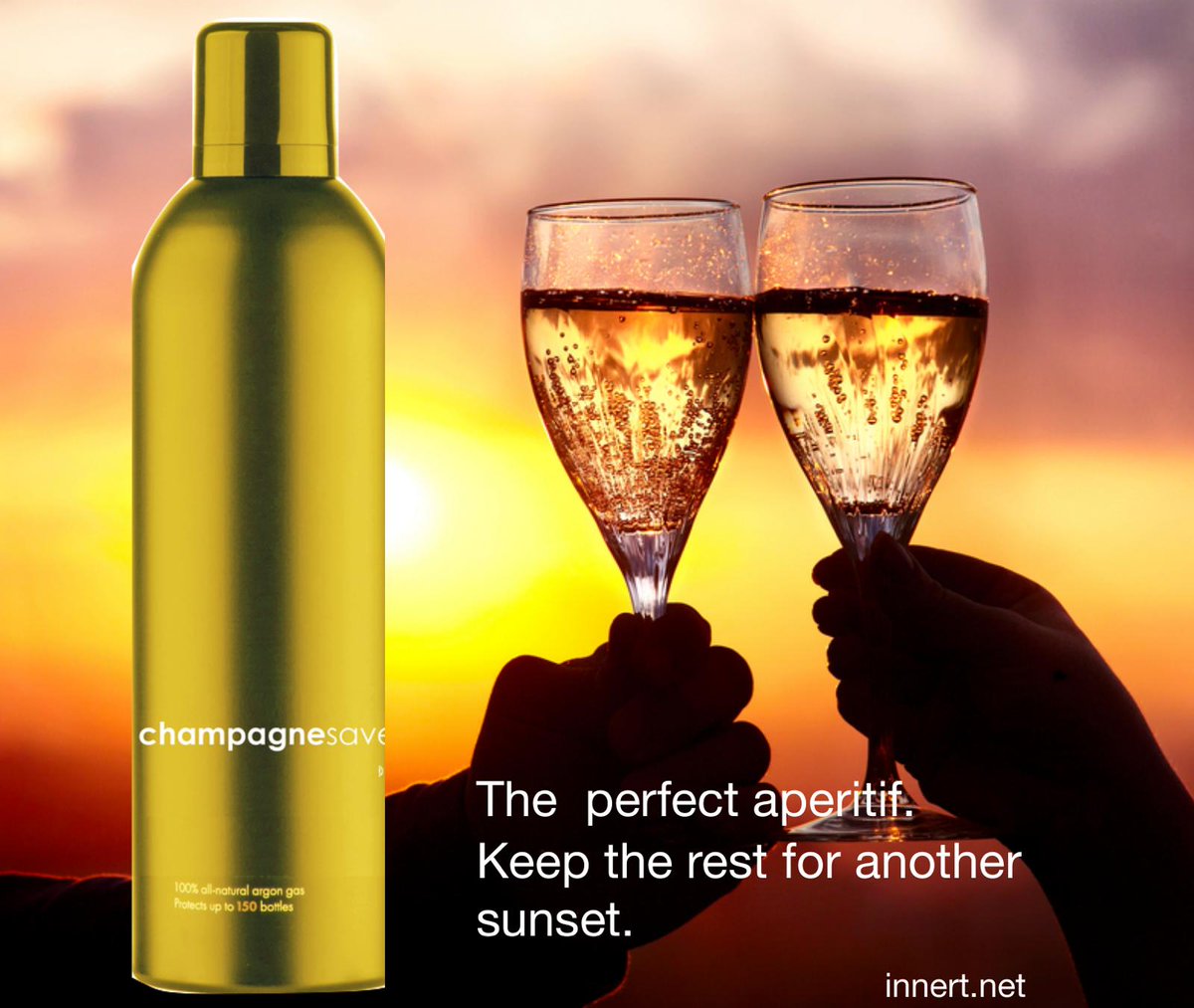 InnertSave's tweet photo. Champagne as an aperitif - made simple with "champagnesave". Pour a glass or two and cherish your bubbles over a couple of days. 🥂🥂
Requires a good bubble stopper for maximum benefits - such as #avinawinetools @avina_wine.
A perfect partnership #avinawinetools #champagnesave 🤝 https://t.co/yPGVKUcj4Q
