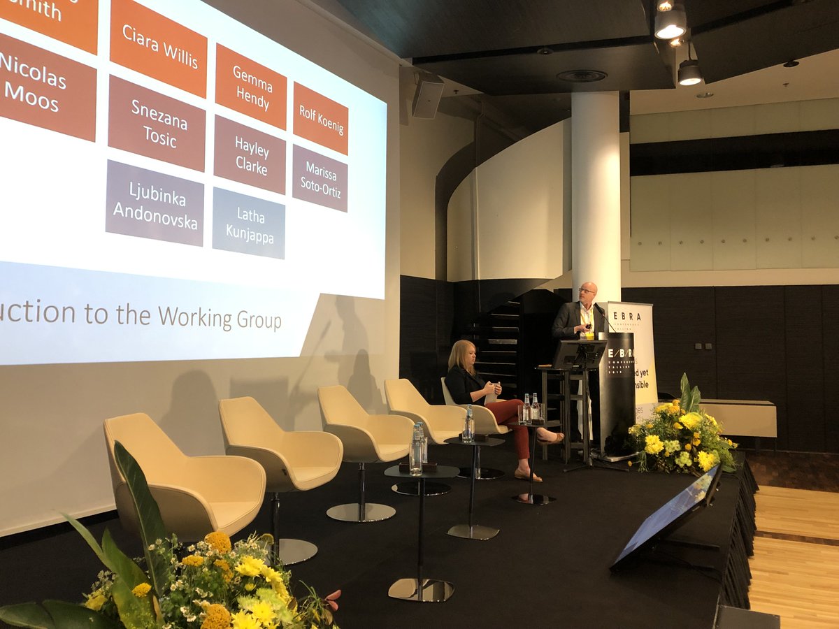 Ms Stacey-Jo Smith and Mr Rolf König sharing news from the IBRR Survey Working Group.
#EBRATallinn