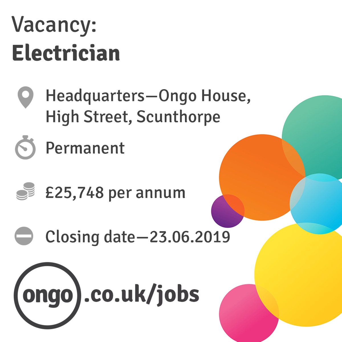 ongoJobs's tweet photo. VACANCY - Electrician! For more info, please visit https://t.co/w02HnGRxif https://t.co/llcQKQHbEm