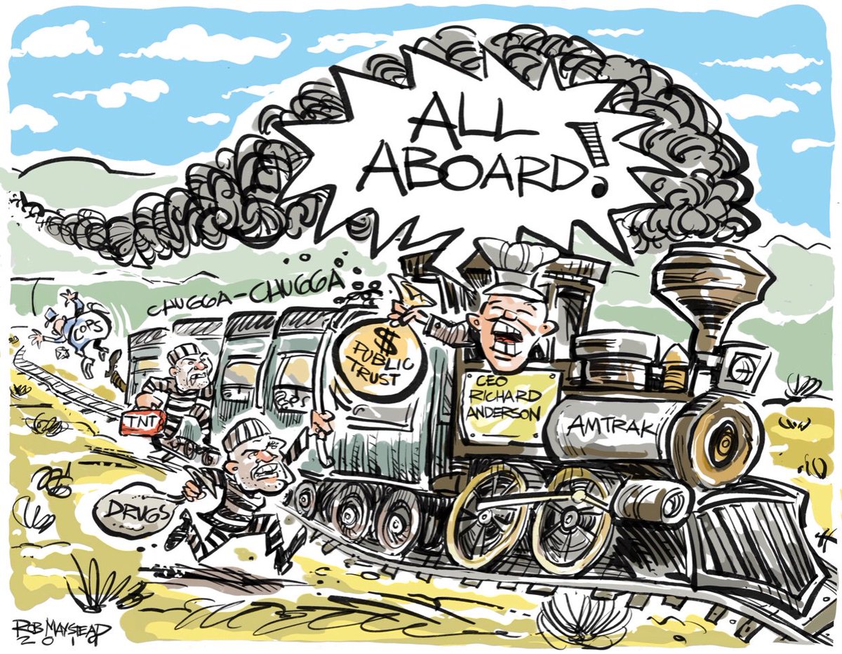 apdfop's tweet photo. ALL ABOARD..With Richard Anderson’s 20% POLICE Reduction Plan, how vulnerable will he leave Amtrak Riders, employees and Infrastructure, who knows who he’s calling Aboard... https://t.co/aWg8canV3m