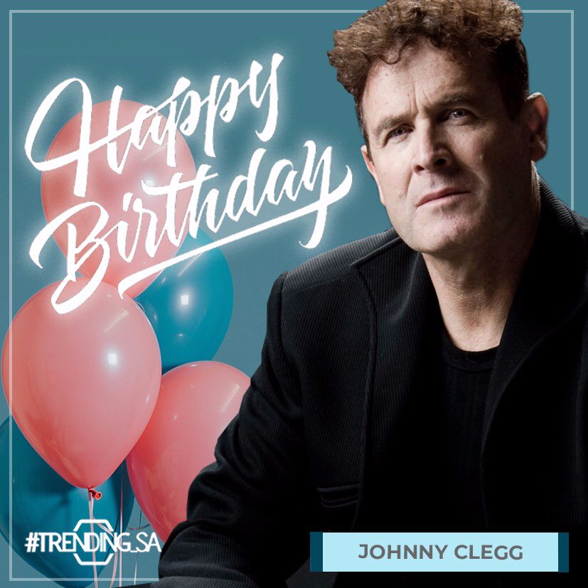 Happy birthday Johnny Clegg       