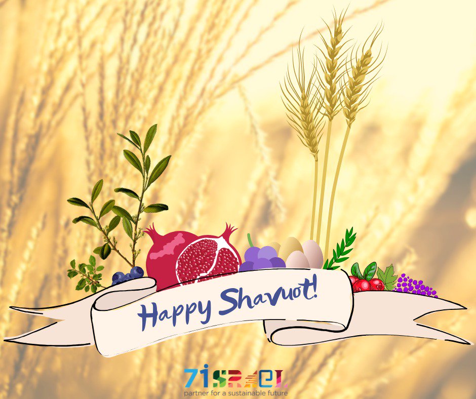 Israel's tweet photo. This weekend (June 8-9), we celebrate #Shavuot, one of Judaism’s three pilgrimage festivals, marking the giving of the Torah (the bible) at Mt. Sinai, seven weeks after the Jewish people's exodus from Egypt.

#ShabbatShalom from #Jerusalem &amp; Happy Shavuot to all celebrating! https://t.co/K7RPgruze6