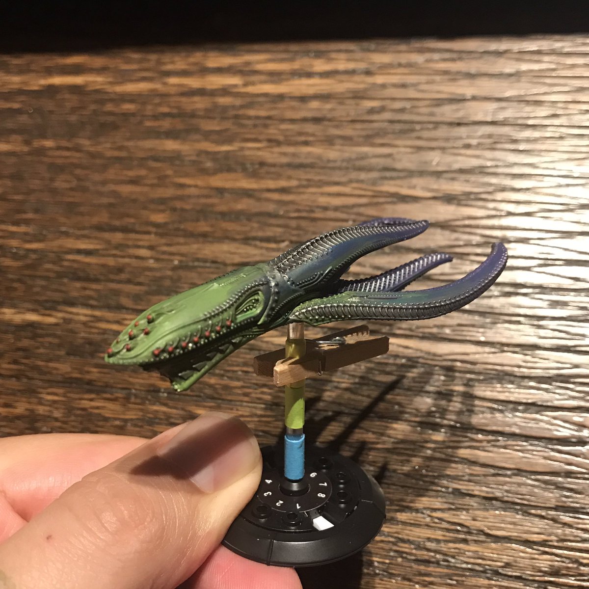 WargamingLobby's tweet image. Don't have a lot of time to paint the remaining #DFC destroyers so let me call this guy done. For now.

#Warmongers #DropfleetCommander #Scourge @TTCombat