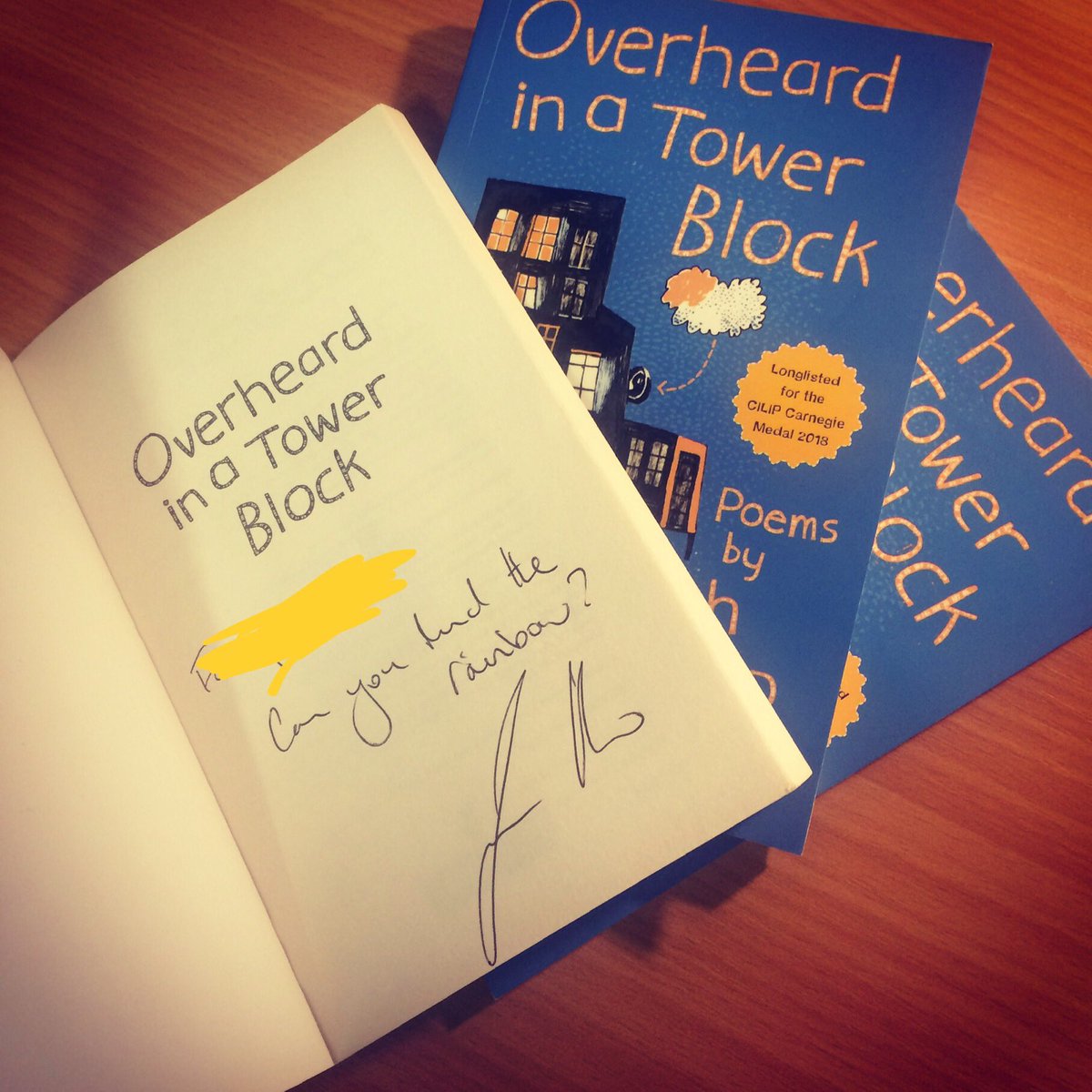 Edu_MrsH's tweet image. Thank you to @Poetryjoe for taking the time to sign the children’s books at the @DerbyBookFest yesterday. The children were #overthemoon #readingforpleasure #authormeet #lovebooks #reading_rocks #poetry