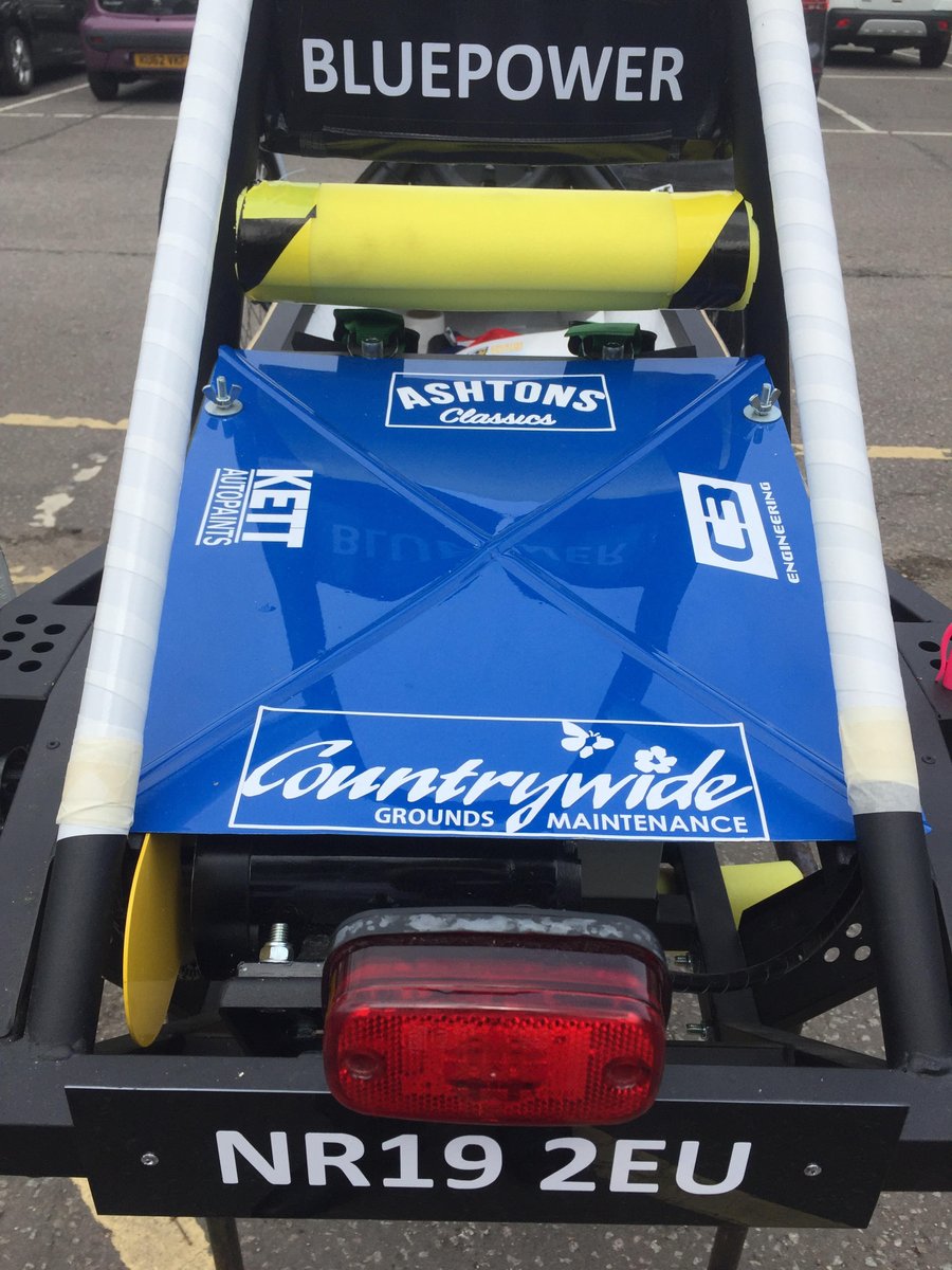 NgateDereham's tweet photo. A big thank you to everyone who has supported the project: Nick at Ashton's Body Shop, @CountrywideGM, Birds of Dereham, C3Engineering, Kett Autopaints, @SoanesSigns, as well as the students and staff who have given up their time. #BluePower #Goodluck https://t.co/RVAPrXXV2V