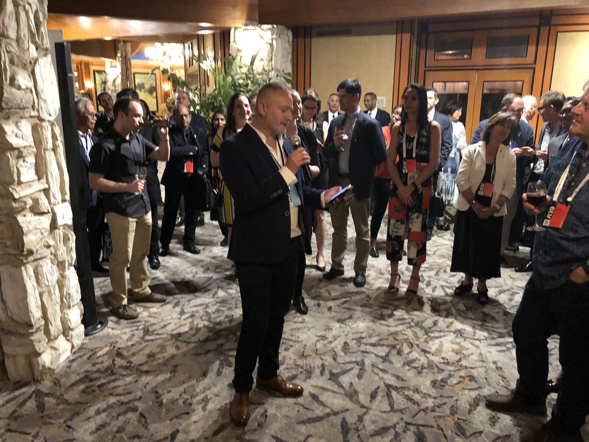 charliecampion's tweet photo. Very enjoyable @AIANational #AIACON International Practice Committee reception at Las Vegas Country Club last night - wonderful how many of the overseas colleagues I met have studied in my home country at UK universities @alison_j_d @RIBA @ben_derbyshire https://t.co/5WNhmtKDJF