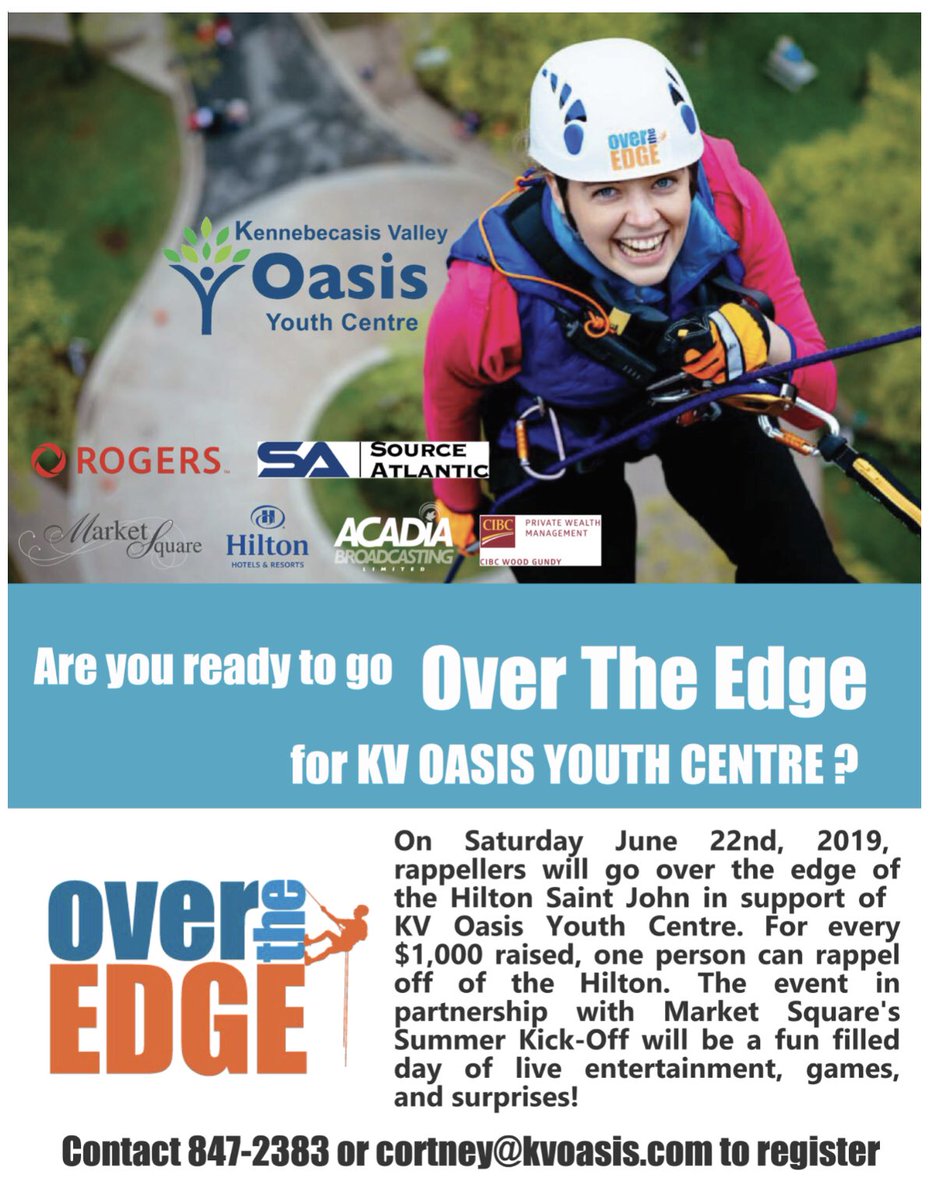 KvOasis's tweet photo. Over The Edge is only 15 days away!!! There’s still time to register to rappel off the Hilton SJ in support of KV Oasis! Visit: https: https://t.co/Zrqx41EOeo https://t.co/qI6yZub3qj