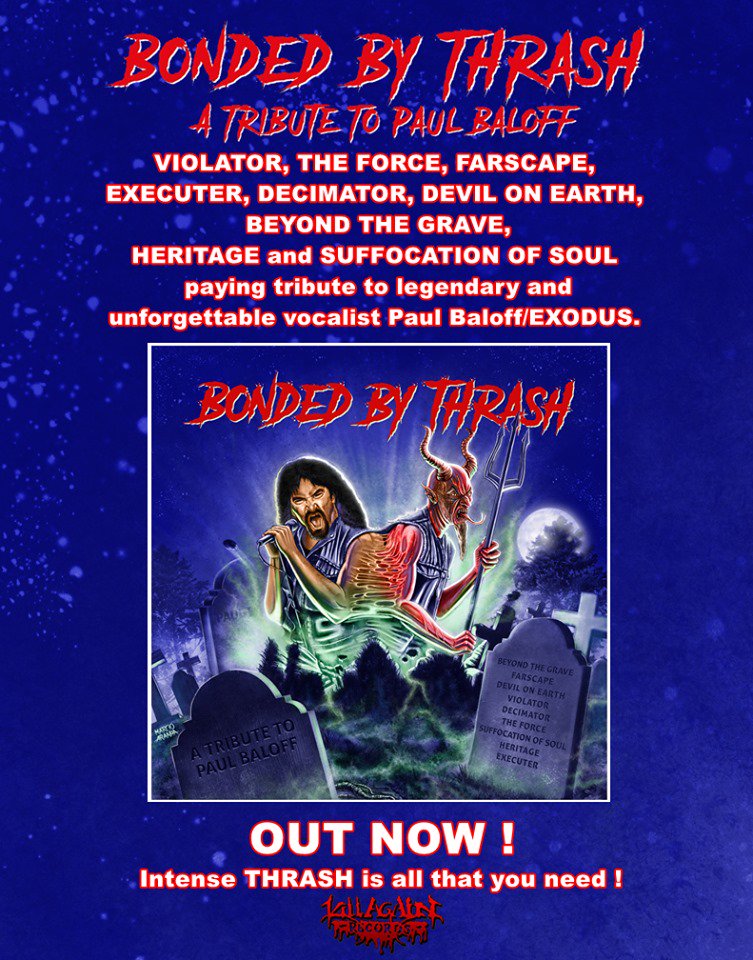 KillAgainRecs's tweet photo. Bonded by THRASH - A Tribute to PAUL BALOFF !!!  OUT NOW !!! https://t.co/VYEelGTmM1