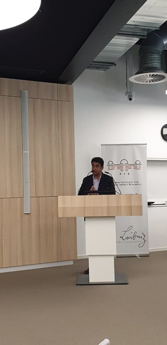 Saurabhsays_'s tweet photo. Honored to showcase the work profile to the gathering at @PIK_Climate in the presence of Prof Schellnhuber and #EPICC team. Presented the @EpiccPik #India component that @teriin and @PIK_Climate are jointly taking forward with support from @iki_bmu @DWD_klima #Climate #Extremes https://t.co/ZS6hxllIcI