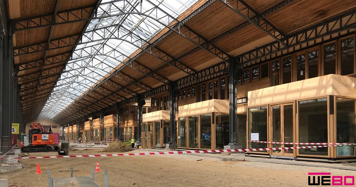 GARE MARITIME BRUSSEL | Weer een update vanaf Gare Maritime Brussel! Inmiddels zijn vijf blokken gemonteerd met de eiken kozijnen en balustrades. #garemaritime #brussel

#MBG #DRDS #WEBO