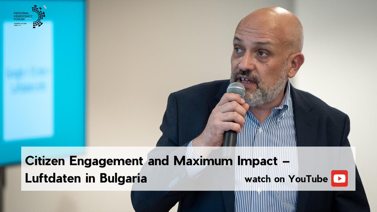KodujdlaPolski's tweet photo. Watch now the recordings from the 3. Festival of Civic Tech For Democracy at #PDFCEE19:
"Citizen Engagement and Maximum Impact – Luftdaten in Bulgaria” by Stefan Dimitrov @AirBGInfo
👉https://t.co/gpfBWVtg5A
#airquality #civicengagement #luftdaten #airpollution #CivicTech #smog https://t.co/FAP2OUFohh
