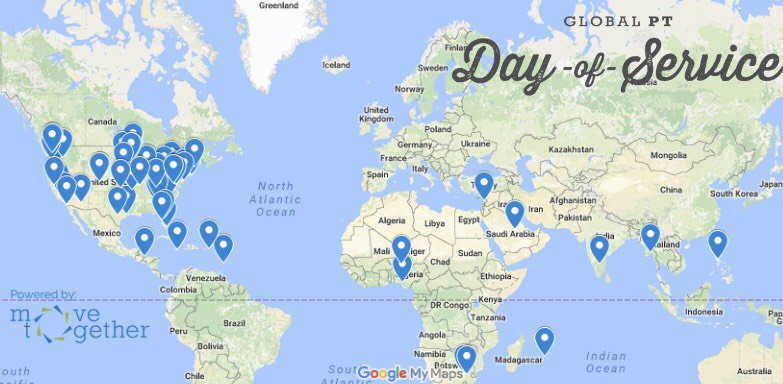 Put your project on the map! 
Use this tool on our website to recruit participants or to find a service project in the area. We look forward to seeing the map grow with new and returning participants all over the world! 
Pledge today and make an impact 🌍🌏 #PTDOS #BetterTogether