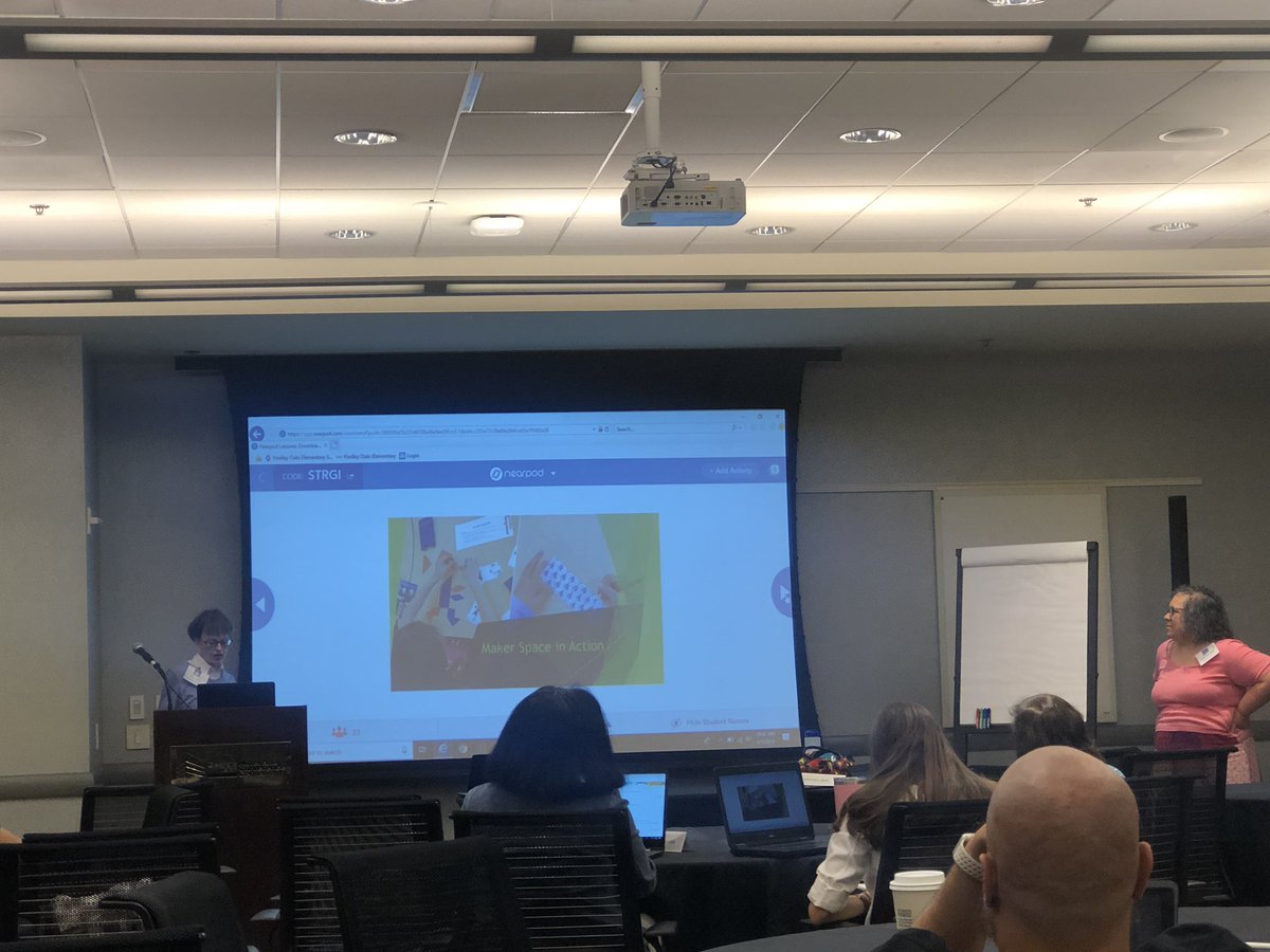 MrsBongiornoEdu's tweet photo. Learning with and supporting our #fcsmeti at #VanCon19! MakerSpaces are essential in our schools. Way to go @bivlms and Amy Rubin! #FCSVanguard https://t.co/RTCZ4TsiWw