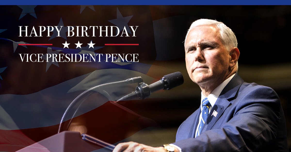 Happy Birthday, Vice President   