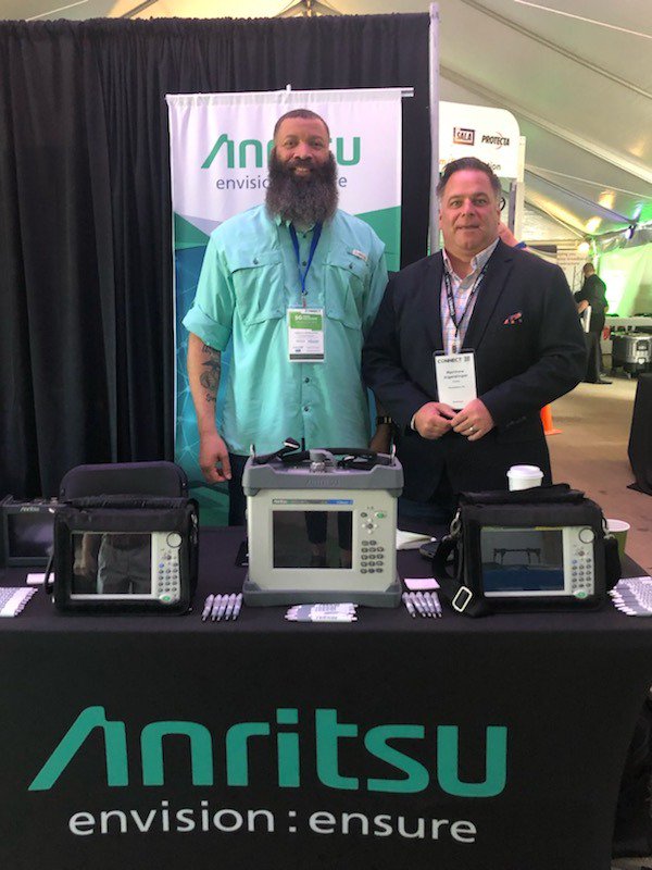 Anritsu's tweet photo. Thank you from #Anritsu Technical Support Engineer Michael Smith and Senior Channel Sales Manager Matt Aigeldinger to everyone who attended and participated in #TalleyCONNECT yesterday! @talleyinc https://t.co/T9YCS2DuVQ