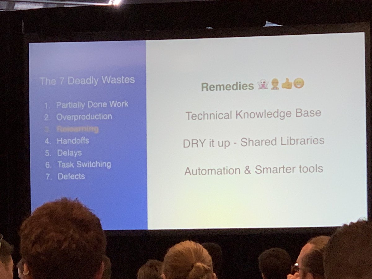 fnthawar's tweet photo. A talk after my own β€οΈ
"Reducing waste in agile" via @karneyli @Instacart #cdntechatscale https://t.co/AZ7s4sbVkg