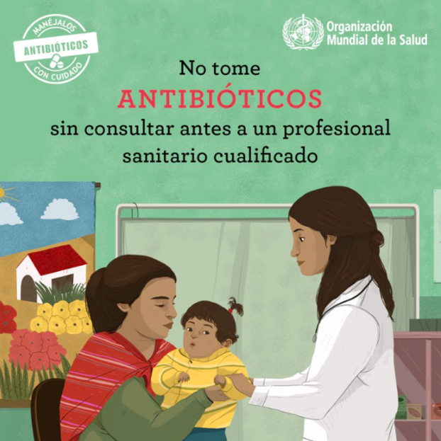opsoms's tweet photo. 🎯El abuso y mal uso de antibióticos 💊 en la salud humana y animal han favorecido la aparición y propagación de la #ResistenciaAntimicrobiana. 🦠🦠

✅ Piénsalo dos veces, pide asesoramiento. 

🎯El uso inadecuado de antibióticos 💊 nos pone a todos en riesgo.

#SaludParaTodos https://t.co/2UTycCgMMy
