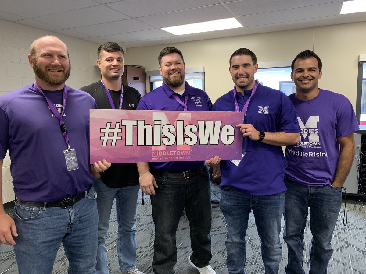 MiddletownOH's tweet photo. Our high school teachers are all smiles on the last day of school #MiddieRising #ThisIsWe @MHSMiddieTweets https://t.co/gt93xJOnG2