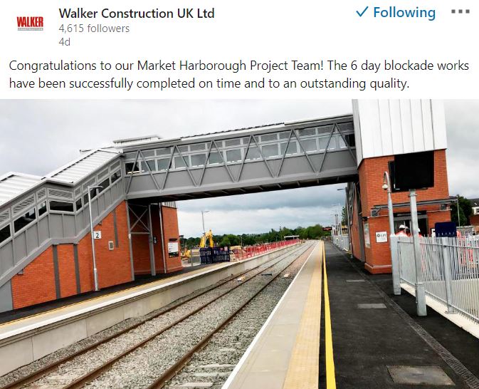 BanagherPrecast's tweet photo. We provided 465 of our Banagher 'Z-Panels' for Walker Construction &amp; @Ameyplc for Market Harborough Station which was reopened last week. Our  Z-Panels are safe, quick and simple to install.
#PrecastRailSolutions #BanagherPrecastZPanel #SafetyFirst #Precast
#Concrete #ChallengeUs https://t.co/ii7QHWfN5x