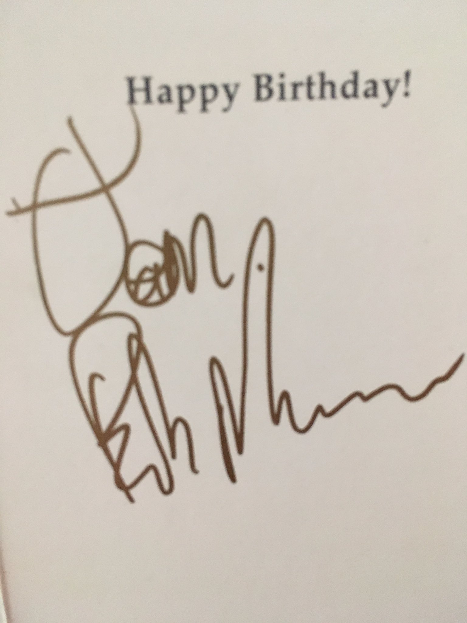 Bob Mortimer unwittingly wished me a happy birthday thanks to my wonderful Have a sniff of it: 