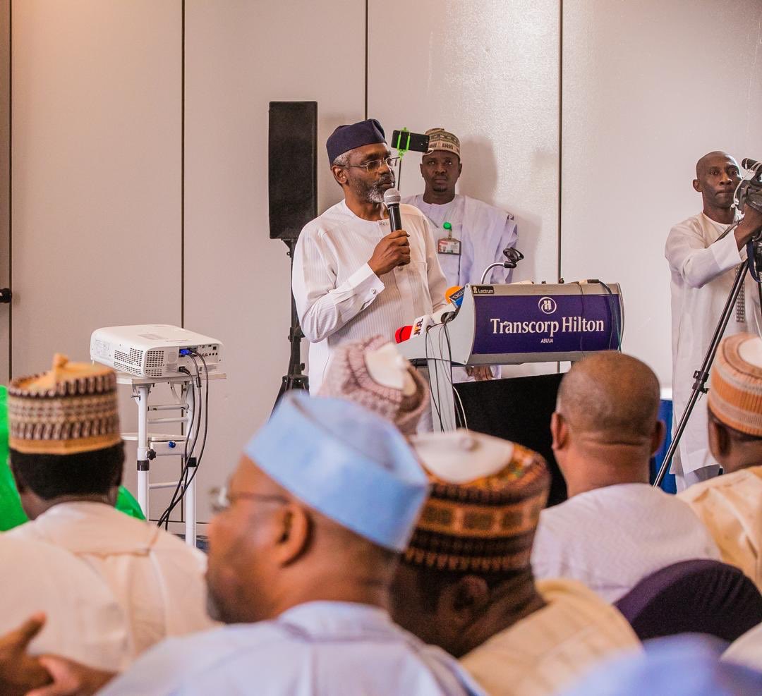 Opetuyii's tweet image. Hon. @femigbaja attended the official unveiling of “A National Assembly That Works For Nigerians,” the vision statement of Senator Ahmad Lawan for the 9th @NGRSenate @HiltonAbuja. 
June 7th, 2019. 
📸: @Ayoxtreme