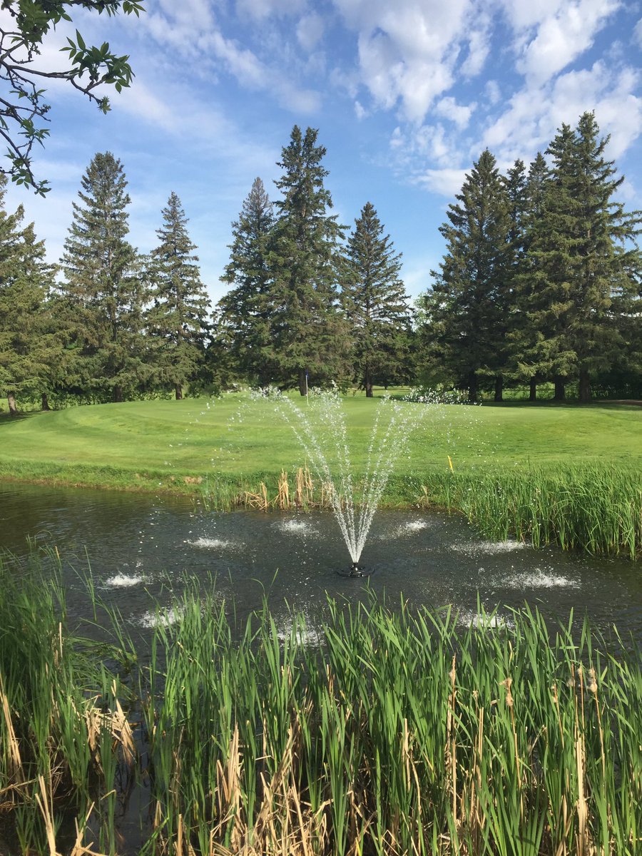 #9 pond is up and running! Big thanks to the Sunflower Fall Classic for the donation. As well, thanks to John’s electric for the installation.