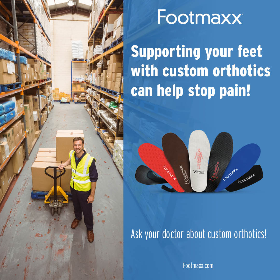 footmaxxinc's tweet photo. Are you on your feet all the time? Make sure you are supported with Footmaxx custom orthotics!

#CustomOrthotics #SupportYourFeet #Orthotics #FootOrthotics

https://t.co/1qwEH1U4E3 https://t.co/GLJz3dJqwH