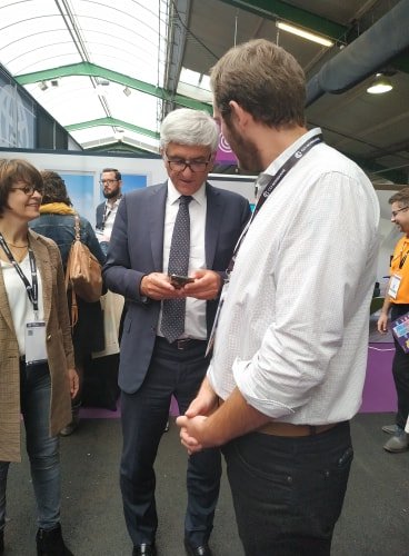 Agile_FC_'s tweet photo. A STAR IS BORN !
Retour 🚙 au camp de base @Lecartelred pour BotBotBot by AGILE 🤖 après deux jours intenses et productifs au salon In Normandy 🍏 à Rouen. 
Le Chatbot a été la star de notre stand auprès des visiteurs du salon. 🥇 
#chatbot #webapp #innormandy #regionormadie https://t.co/pbNuoDbaxm