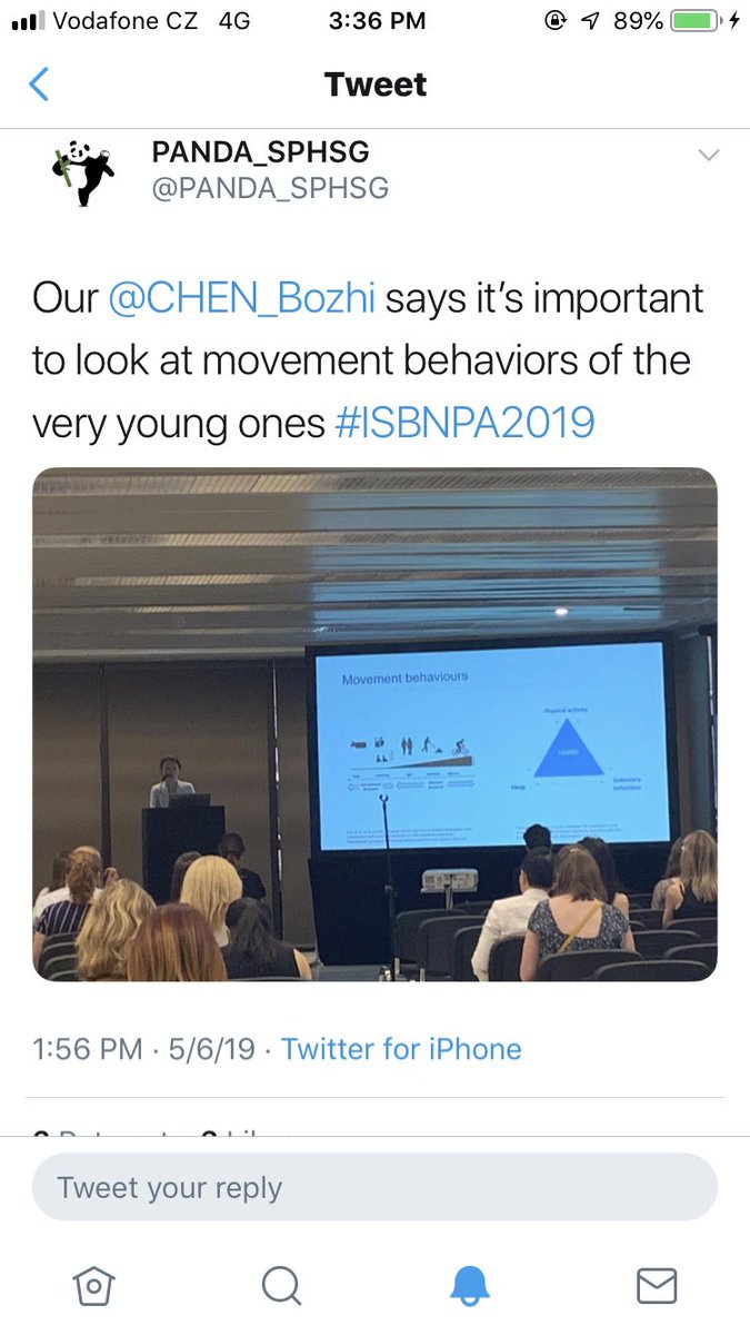 It has been a great learning experience with our <a href="/PANDA_SPHSG/">PANDA_SPHSG</a> team! And feeling great to share our findings on movement behaviours in Singaporean young children. #ISBNA2019