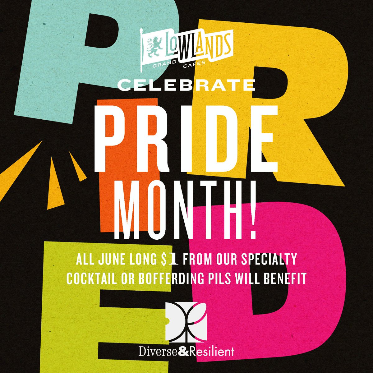 CafeBenelux's tweet image. In support of Pride Month, we will be donating $1 from every pride month cocktail or @Bofferding USA Pilsner ordered to Diverse &amp;amp; Resilient, a local organization that promotes and supports the well-being of our LGBTQ community. #PrideMonth #MilwaukeePride