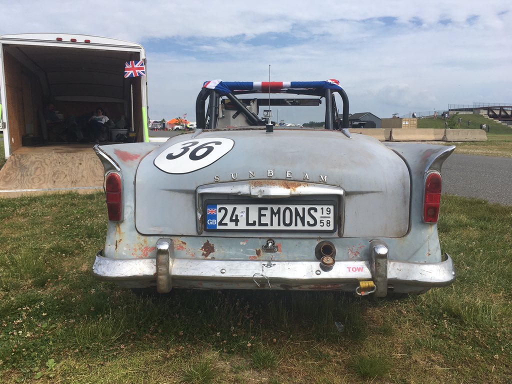 24hoursoflemons's tweet photo. Lemons’ first Sunbeam Rapier looks ready to...do...Sunbeam things.
#Sunbeam #Rapier #BritishCars #RootesGroup #PintoSwap #PintoEngine #Ford #Lima #FordLima #24hoursoflemons #lemonsworld #Lemons #Racing #Motorsport https://t.co/m4JeVWeLQb