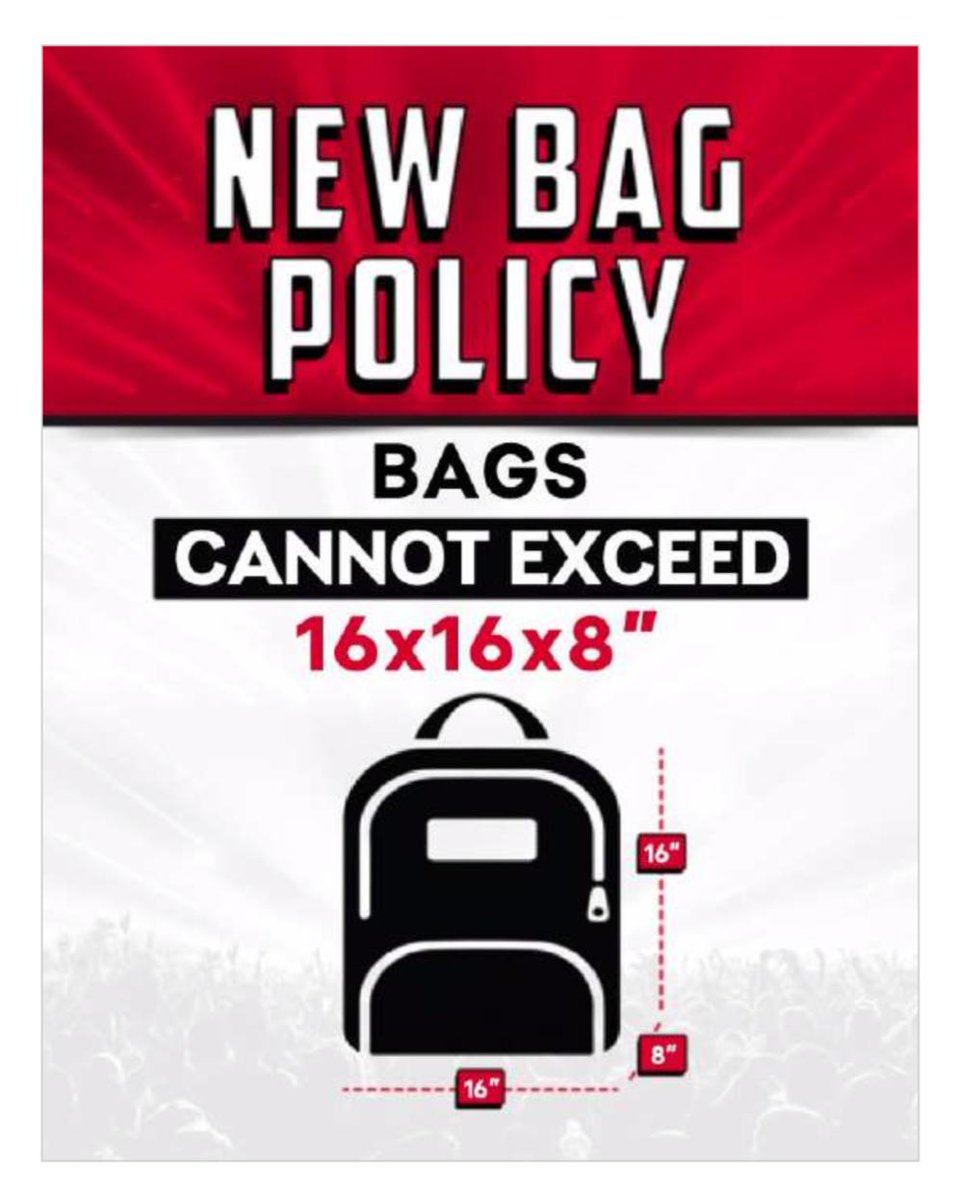 livenationmem's tweet photo. Important Info 🚨 -- Headed to BankPlus Amphitheater this Summer? Check out our updated bag policy for all shows in 2019! https://t.co/yDbp1JxlTR