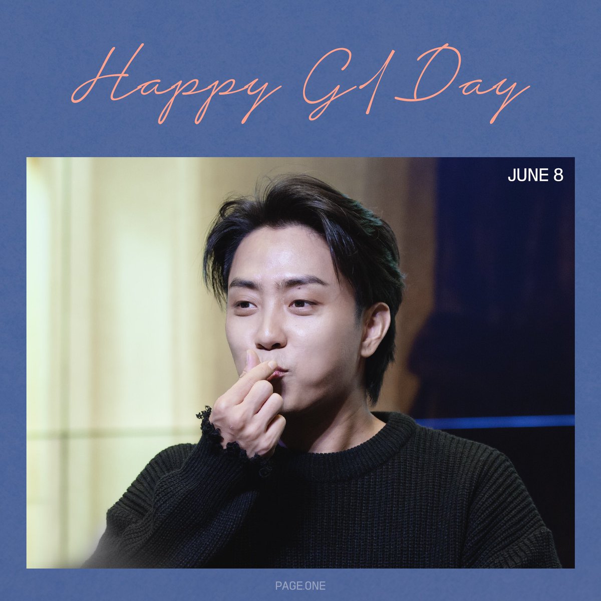 page___one's tweet photo. 올해도 축하할 수 있어서 행복합니다♥️
곧 나올 앨범도 대박나길🙏🏾
#HappyG1day #은지원 #EUNJIWON https://t.co/spJPi9962w