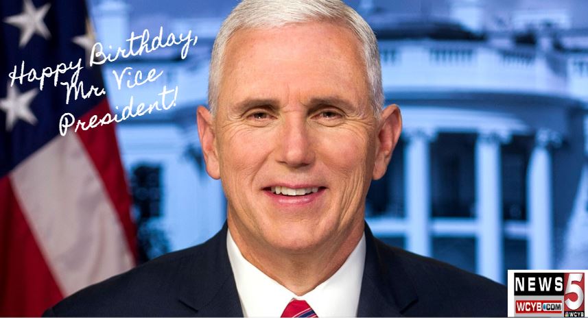 HAPPY BIRTHDAY MIKE PENCE!
The Indiana native and Vice President turns 60 today! 