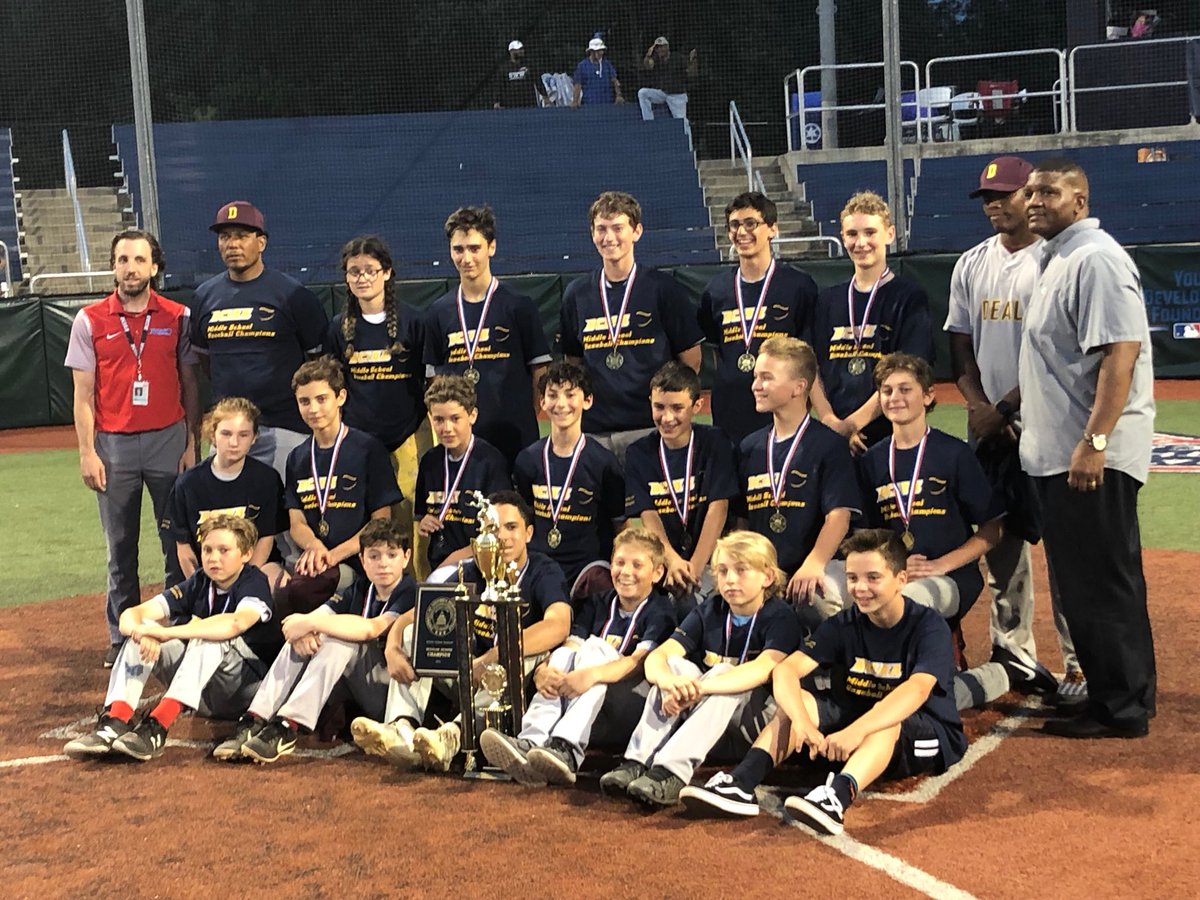Congratulations to our <a href="/DealVikings/">Alice Deal MS</a> Baseball Team on their DCIAA Championship! Thank you to <a href="/MacFarlandMS/">MacFarland MS</a> for your great effort— the 3.5 hour game ended in an impressive 10-8 score. Finally, a special shout out to our athletic director, Coach Downing! 🏆⚾️

<a href="/DCIAA_Sports/">DCIAA Sports</a>