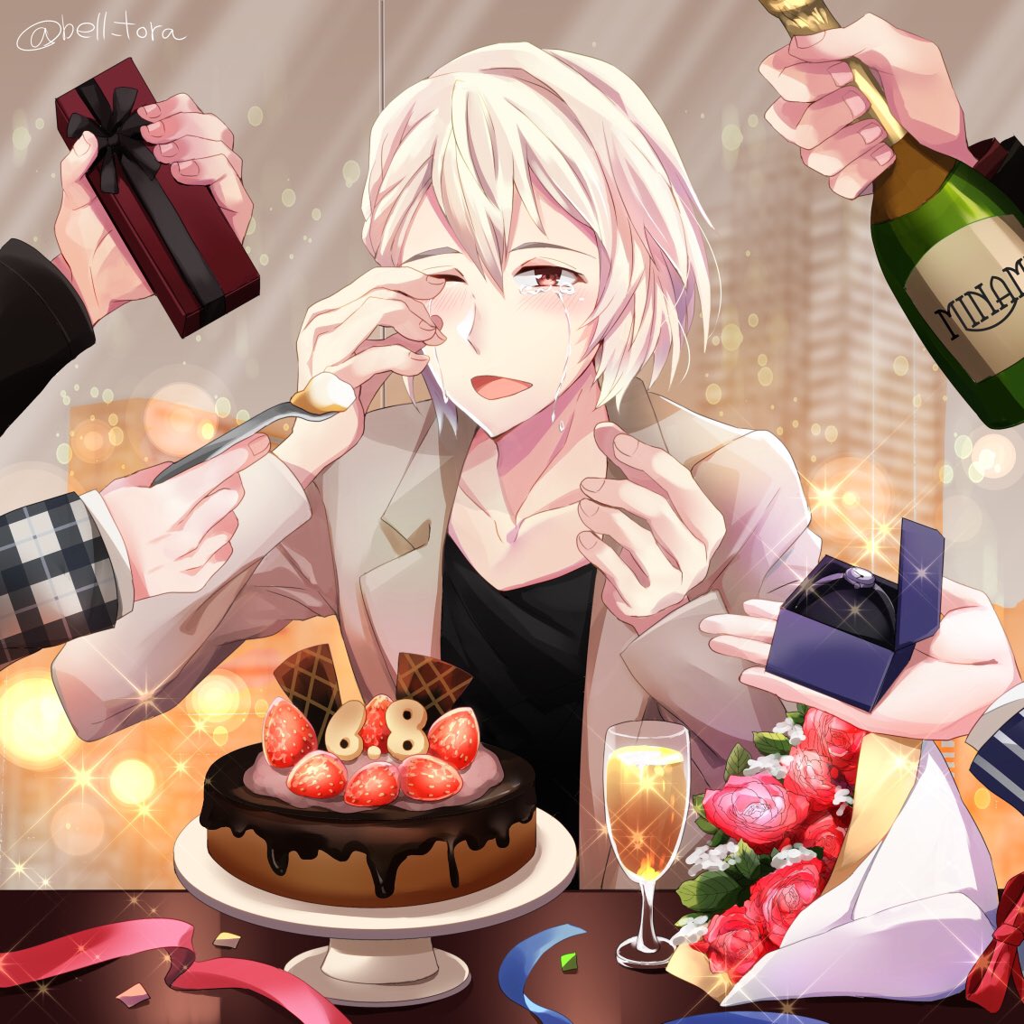 べるとら En Twitter 巳波誕生日おめでとう 可憐さとお淑やかさの中に激しさを持つ君の全てが大好きです 生まれてきてくれてありがとう イラストとラーメンケーキでお祝いです 棗巳波誕生祭2019 棗巳波生誕祭2019